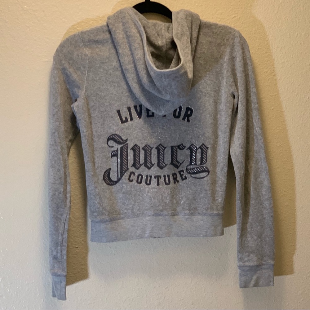 Juicy Couture- Girl’s Zip Up Hoodie - Picture 4 of 5